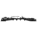 Sticker mural Skyline de Francfort 2