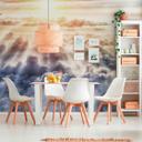 Fotomural SunnyClouds en gris azulado - Papel pintado tejido-no tejido Designwalls 2 - 2,55 x 3,5 m