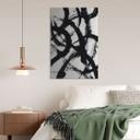 Geborsteld Alu-Dibond met goud-, zilver- & kopereffect - Expressieve penseelkunst - Böhmer