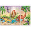 3-delt lærredsprint, Dinosaurer ved søen