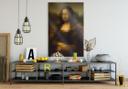 Akrylbillede Pixelart - da Vinci - Mona Lisa