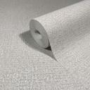 Papel pintado no tejido en gris, beige con textura textil de aspecto liso