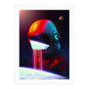 Póster astronauta con vista a la tierra - Nicebleed
