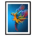 Póster Almawash - El loro y el juego de colores