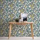 Architects Paper Floral Impression - Papier peint intissé fleuris, bleu