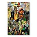 Tableau sur verre Zamart - Deux musiciens