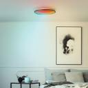 LED-Deckenleuchte Iva, schwarz, ⌀ 49 cm, Deckenlampe mit LED