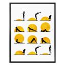 Plakat - Kubistika - Yoga