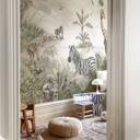 Kinder Fotobehang jungle dieren op Afmeting - Ms Tiff