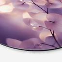 Billede Delikat orkidé i lilla - Treechild - rund – print på aluminium (Alu-Dibond)