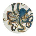Póster SpaceFrog Designs - Pulpo dorado - Redondo