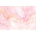 Fototapet rosa abrikos - Ikke-vævet tapet 3,75 m x 2,50 m abstrakt blødt