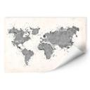 Wallprint W - Verdenskort Aquarel