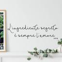Wallsticker -  L'ingrediente segreto