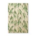 Cuadro de madera en rama con hojas verdes - UN Designs