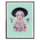Plakat - Korenkova - Boho Girl 2 Mint