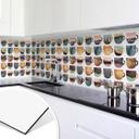Køkkenbagvæg - Frederiksson - Kaffekopper: Pretty Coffee Cups