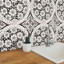 Azulejos Adhesivos flores victorianas oscuras - lote de 12