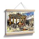 Póster Zamart - Kandinsky y la Puerta de Brandemburgo de Berlín
