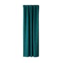 Homing Samtvorhang mit verdeckten Schlaufen Velia petrol -  2,45 x 1,4 m