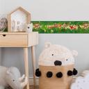 A.S. Création Lovely Kids Frise autocollante enfant - Vert, Multicolore