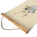 Póster de tela Frida Floral Studio - Mocha Floral