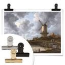 Póster van Ruisdael - El molino de viento de Wijk, cerca de Duurstede