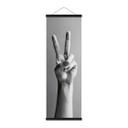 Póster de tela Mano de la Victoria - Signo de paz y victoria - Bühler - Panorama