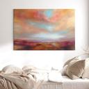 Canvasbillede Lysende mark i sollyset - Schmucker