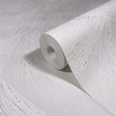 Papel pintado no tejido en blanco 3D look ondas gráfico moderno