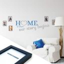 Home is... inkl. 5 fotorammer