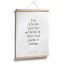 Plakat Det smukkeste på jorden | Kærlighedscitat til stuen