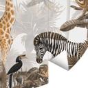 Tapet cirkel Kikki Belle - Jungle Jive - vliesetapet/selvklæbende non-woven tapet