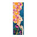 Póster de tela mujer con flores rosas en el pelo - Panorama - Hülya