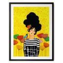 Póster retrato mujer - Florista en jardín de verano - Hülya
