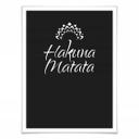 Plakat - Hakuna Matata med blomster