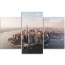 3 stykke lærredstryk, City New York Manhattan USA