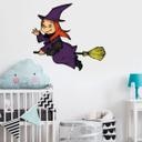 Sticker mural - Sorcière d'Halloween 2