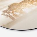 Tableau sur alu-Dibond rond Fan - Tempête de sable dans les Rocheuses