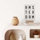 Typografi til bordvisning Amsterdam