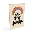 Cuadro de madera Somos familia - Treechild
