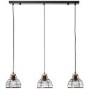 Pendelleuchte Annelie, braun, 120 x 100 cm, Holz Pendellampe