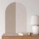 Wallsticker set of 2 half arches - taupe and beige