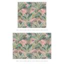 Fotomural hojas tropicales en la selva rosa - Bloomery Decor