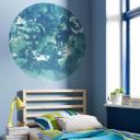 Selvklæbende non-woven tapet - Avengers Blue Power - 125 x 125 cm