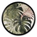 Póster Hojas Tropicales Boho - Haase - Redondo