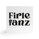 Holzbild zum Hinstellen - Firlefanz - 15x15 cm