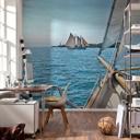 Fotobehang Papierbehang Sailing