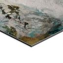 Panorama-vægmaleri Adagio i hvid - Fedrau – print på aluminium (Alu-Dibond)