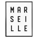 Póster - Tipografía Marsella